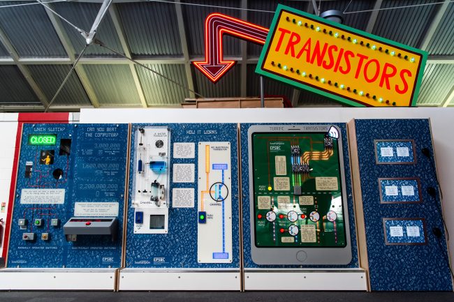 Winchester Science Centre Transistors Exhibit