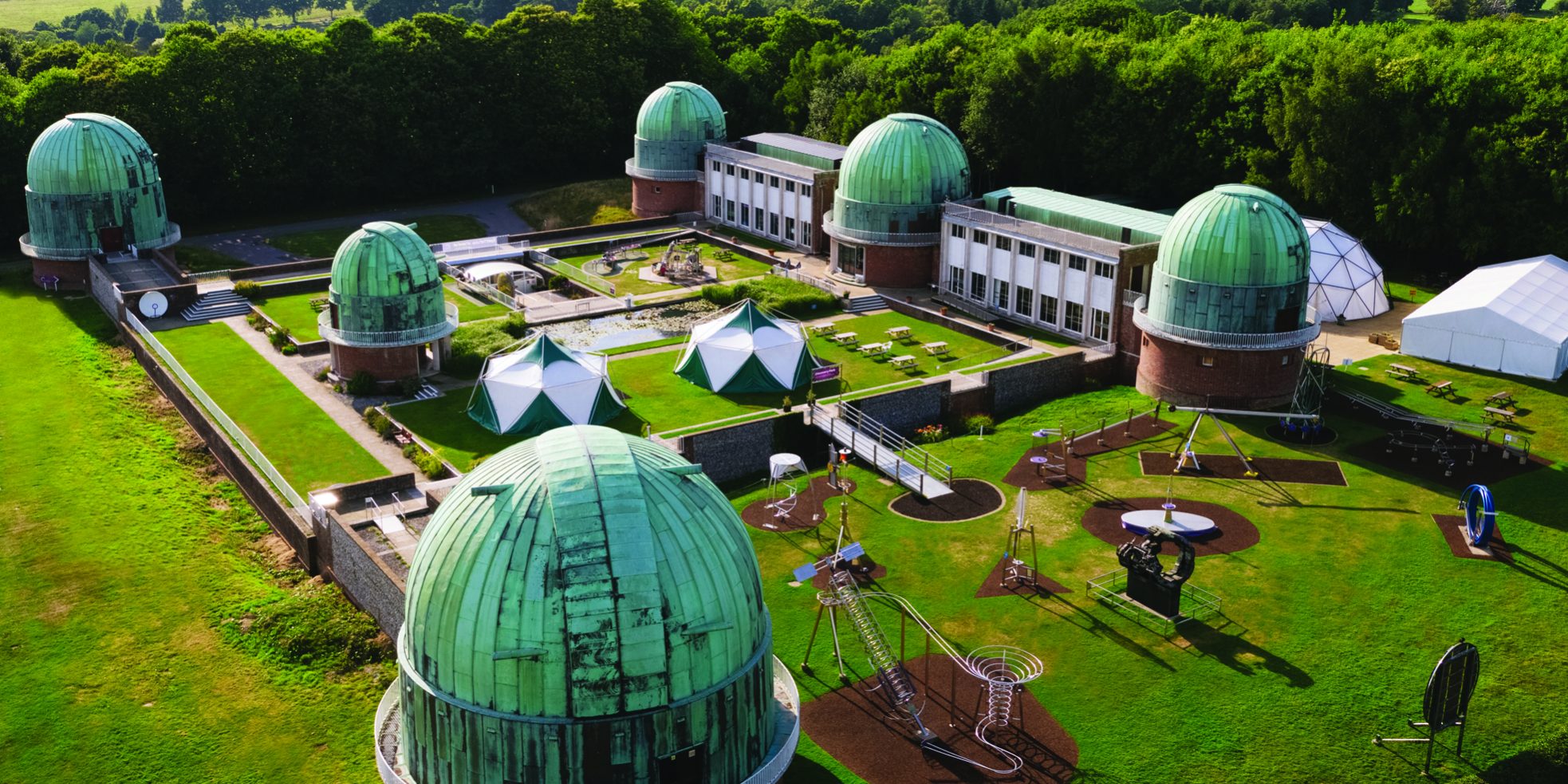 Aerial OSC view (Small) Aerial view of The Observatory Science Centre at Herstmonceux
